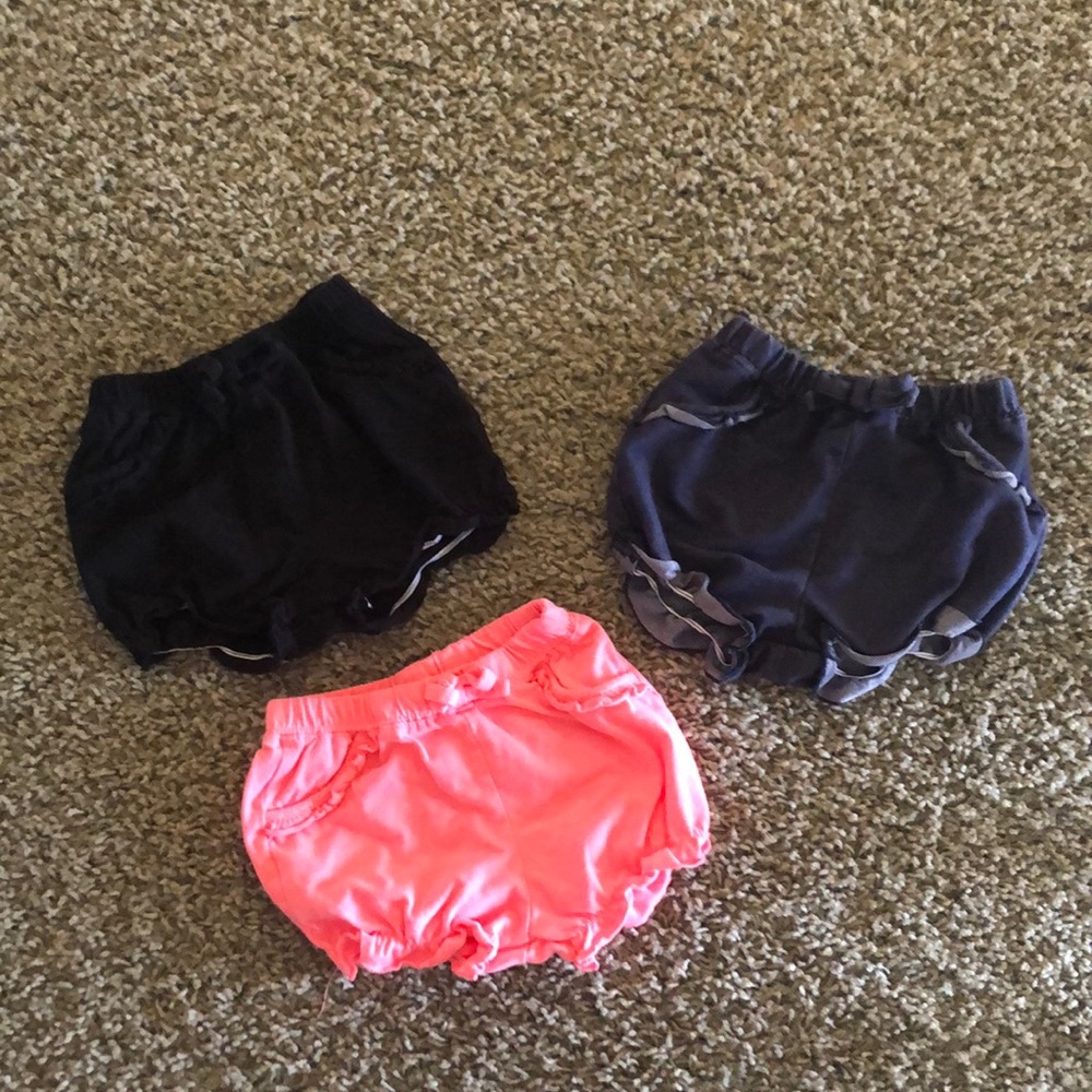 3-Pack Baby Girl “Bubble” Shorts